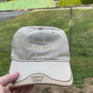 Wrangler Embroidered Beige Cap